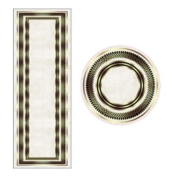 STORY 2108A (Roller &amp; Round, ( C 80X300 + R 80X80 ), MULTI COULEURS, Lamination)