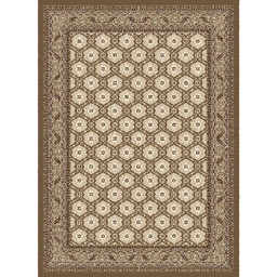 MELODIE 8660F (Rectangular, 190X275, BRUN PALE_IVOIRE)