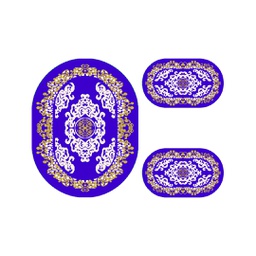 PLAZA 92356 (Oval, ( O 100X130 + 2O 60X100 ), BLEU ROI)
