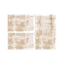 MANISA A4360 (Rectangular, ( T 80X130 + 2T 65X100 ), BLANC CASSE SHRINK_IVOIR)