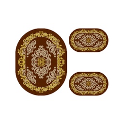 بلازا 92350 (بيضوي, ( O 100X130 + 2O 60X100 ), بني ترابي)