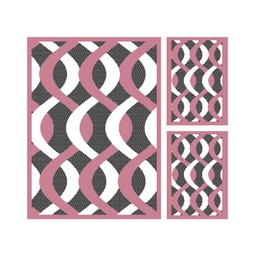 CIRTA 9338D (Rectangular, ( T 150X220 + 2T 60X110 ), BOIS DE ROSE)