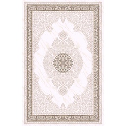 YARA A6440 (Rectangular, 165X230, ECRU SHRINK - MARRON CAFÈ)