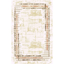 YARA A6050 (Rectangular, 165X230, ECRU SHRINK - MARRON CAFÈ)