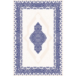 MERSIN 94805 (Rectangulaire, 200X280, ECRU SHRINK_BLEU NUIT)