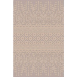 JAKARTA A0841 (Rectangulaire, 200X280, VISON SHRINK_IVOIRE)