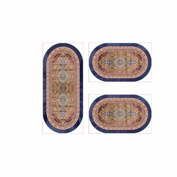 وسام 2161A (بيضوي, ( O 50X110 + 2 O50X80 ), متعدد الألوان, تفت)