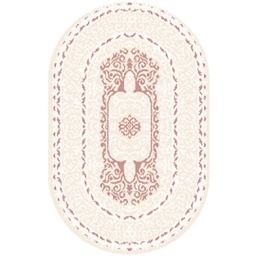 MADRID A0120 (Oval, 80X130, ECRU SHRINK_BOIS DE ROSE)