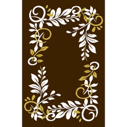 PLAZA 9236B (Rectangulaire, 240X400, MARRON CAFE)