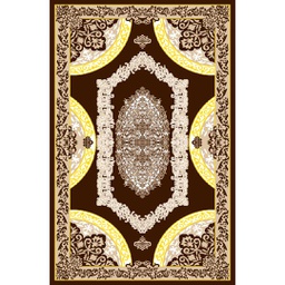 بلازا 9237B (مستطيل, 240X400, لون القهوة البني)