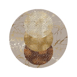 STORY 2232A (Round, 120X120, MULTI COULEURS, Lamination)