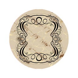 STORY 2251A (Round, 100X100, MULTI COULEURS, Lamination)