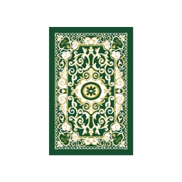 VALENCIA 51133 (Rectangulaire, 75X120, VERT EMERAUDE_CREME)