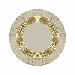 WISSEM 1746A (Round, 80X80, MULTI COULEURS, Tuft)