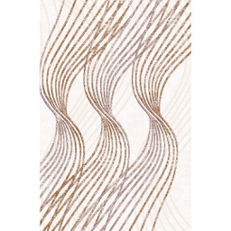 QAMAR A6650 (Rectangulaire, 200X275, ECRU SHRINK - BRIQUE)