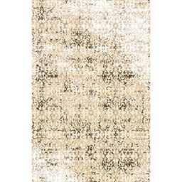 MANISA A4421 (Rectangulaire, 200X280, CREME SHRINK_MARRON CAFE)