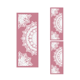 CIRTA A2160 (Rectangular, ( T 60X150 + 2T 60X110 ), BOIS DE ROSE)