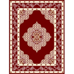 إشراق 85040 (مستطيل, 200X150, أحمر عنابي)