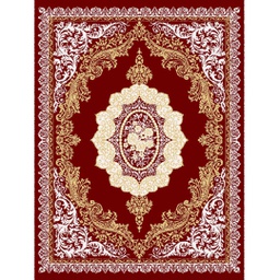 ISHRAK 85070 (Rectangular, 200X150, BORDEAUX)