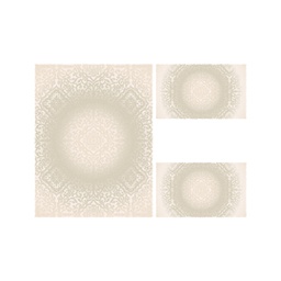MERSIN 9487A (Rectangulaire, ( T 100X130 + 2T 60X100 ), IVOIRE)