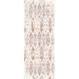 QAMAR A6230 (Rectangular, 200X150, BLANC CASSE SHRINK_MARRON BRONZE)