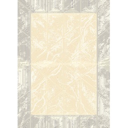 OZEL A4690 (Rectangular, 200X280, ECRU SHRINK  - GRIS FONCÈ)