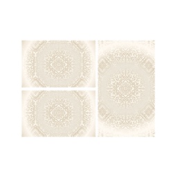 MERSIN 9487A (Rectangulaire, ( T 80X130 + 2T 65X100 ), IVOIRE)