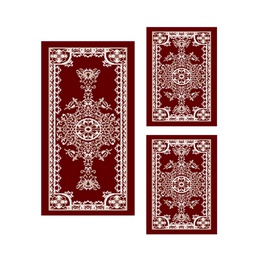 RELAX 5465X (Rectangulaire, ( T 60X150 + 2T 60X110 ), BORDEAUX)