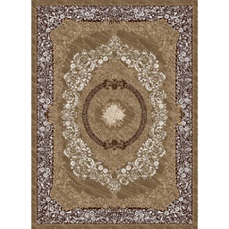MELODIE 8904H (Rectangular, 190X275, BRUN PALE_IVOIRE)