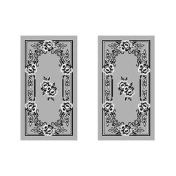 RELAX 20059 (Rectangulaire, 60X220, GRIS CLAIRE)