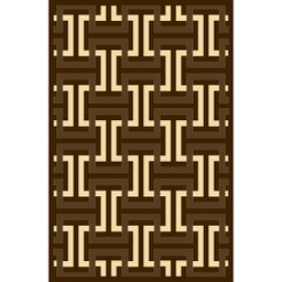أولمبيا A7580 (مستطيل, 200X280, لون الشوكلاطة البنية مع لمعة)