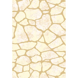 OZEL 97590 (Rectangulaire, 150X220, ECRU SHRINK_MARRON MIEL)