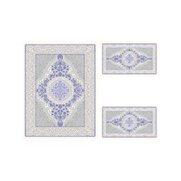 مرسين A1895 (مستطيل, ( T 100X125 + 2T 100X55 ), بني)