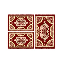 PLAZA 92370 (Rectangulaire, ( T 80X130 + 2T 65X100 ), BORDEAUX)
