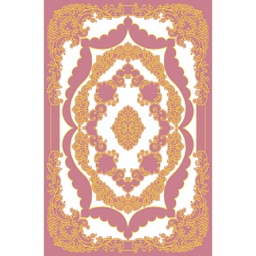 إشراق 8536B (مستطيل, 200X275, وردي خشبي)