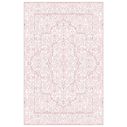 KENZ A7490 (Rectangular, 165X230, BLANC CASSE SHRINK_BOIS DE ROSE)