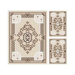 سيرتا 92999 (مستطيل, ( T 150X220 + 2T 60X110 ), عاجي فاتح)