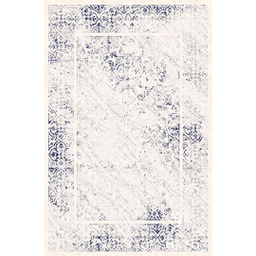 MANISA A436R (Rectangular, 200X280, ECRU SHRINK  - GRIS FONCÈ)