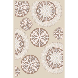 CIRTA A2189 (Rectangular, 180X270, IVOIRE CLAIRE)
