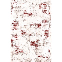 QAMAR A6620 (Rectangular, 200X275, ECRU SHRINK / BORDEAUX)
