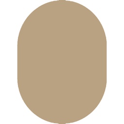 FENNEC 10000 (Oval, 200X140, BEIGE)