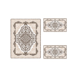 مرسين A1892 (مستطيل, ( T 100X125 + 2T 100X55 ), لون القهوة البني)