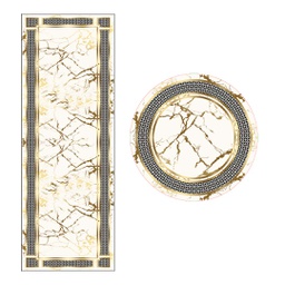سطوري 2104A (أسطوانة &amp; دائري, ( C 80X300 + R 80X80 ), متعدد الألوان, مطبوعة)