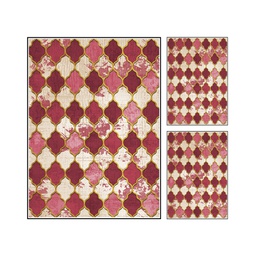 STORY 2653A (Rectangular, ( T160X210 + 2T 60X80 ), BOIS DE ROSE, Lamination)