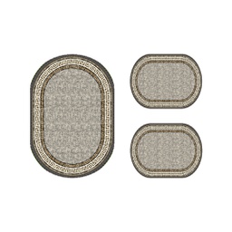 سطوري 1287D (بيضوي, ( O 80X115 + 2O 50X80 ), متعدد الألوان, مطبوعة)