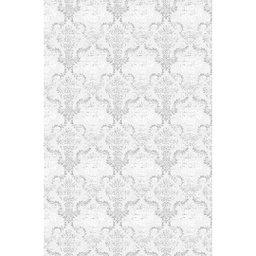 MANISA A0360 (Rectangulaire, 250X400, ECRU SHRINK  - GRIS FONCÈ)