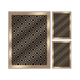 سطوري 2417A (مستطيل, ( T160X210 + 2T 60X80 ), متعدد الألوان, مطبوعة)