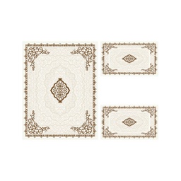 MANISA 71060 (Rectangulaire, ( T 100X130 + 2T 60X100 ), SHRINK CREME_IVOIRE)