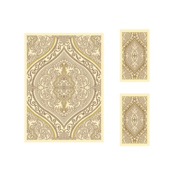 BRAGA 95652 (Rectangular, ( T 160X220 + 2T 60X110 ), ECRU)