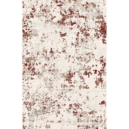 OZEL B0950 (Rectangular, 200X280, ECRU SHRINK / BORDEAUX)